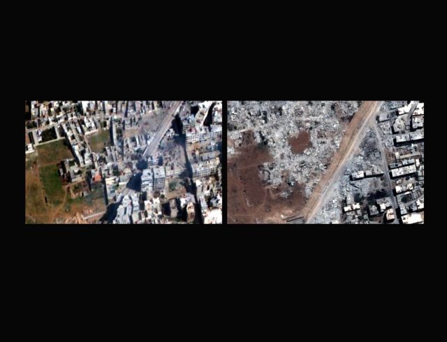 H HRW μιλά για «τιμωρητικές κατεδαφίσεις» γειτονιών στη Συρία από τις Αρχές